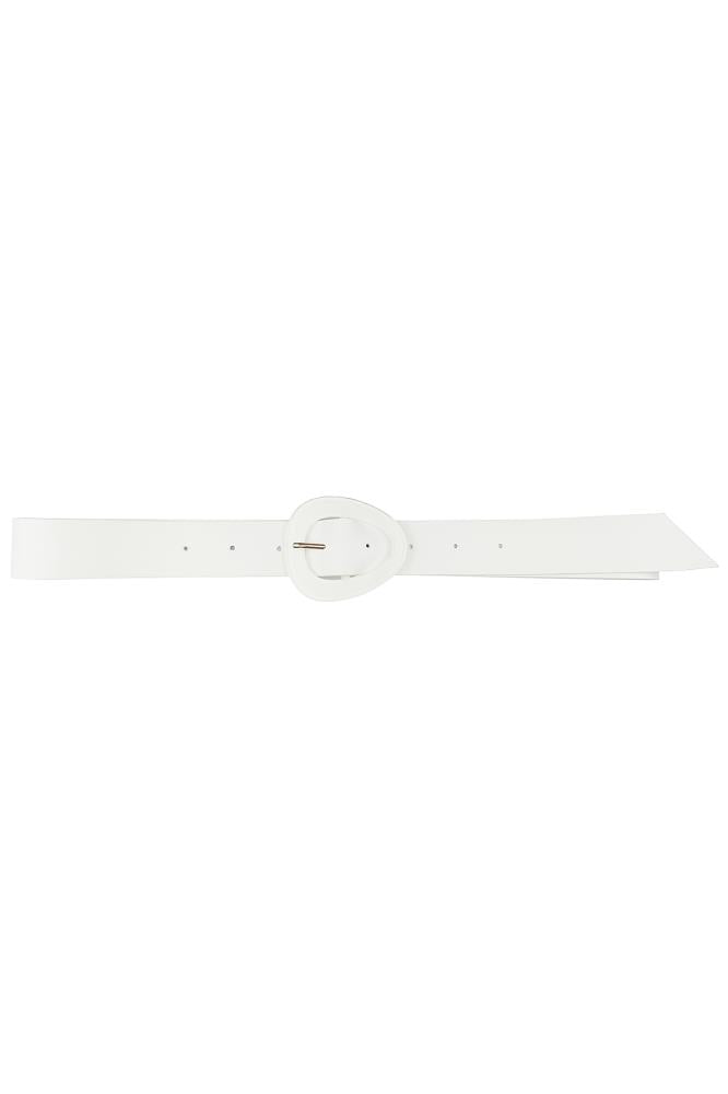 Smooth Oval Buckle Belt