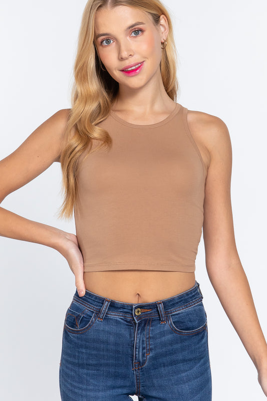 Halter Neck Crop Top